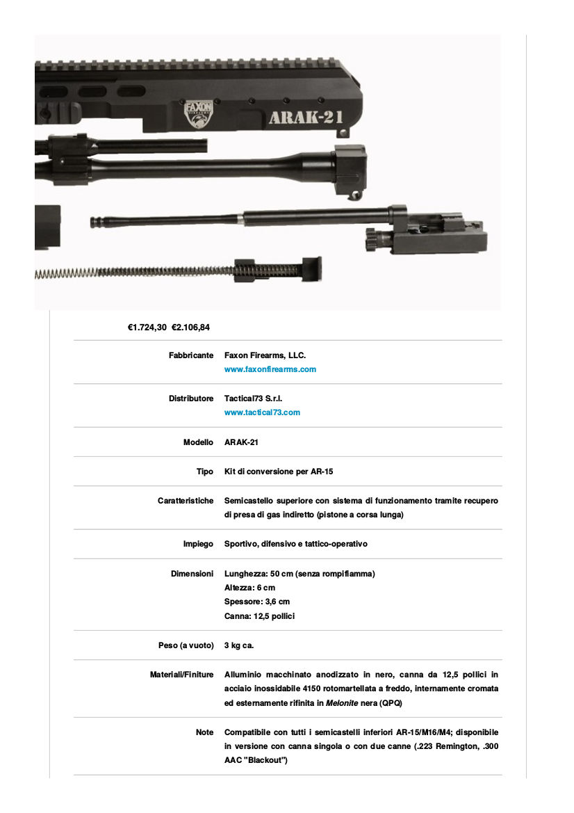 Faxon Firearms ARAK-21